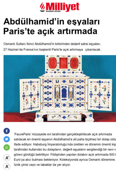 Notre cabinet d’Augsburg dans Milliyet, quotidien national turc