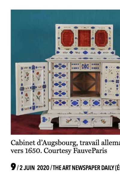 Exclusif : un rare cabinet d’Augsbourg en vente chez FauveParis