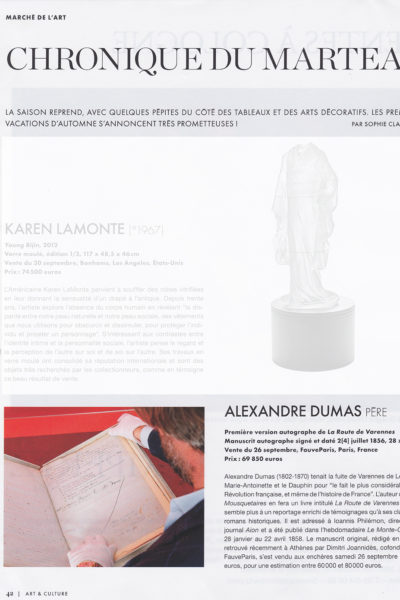 Manuscrit Dumas dans l’Éventail