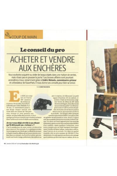 Le conseil du pro : Acheter et vendre aux enchères avec Cédric Melado